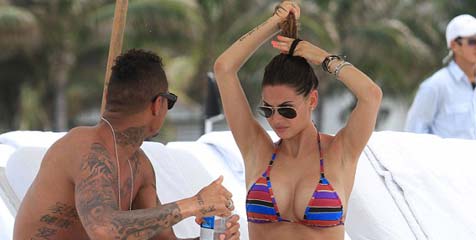 Boateng dan Pacar Bikin Miami Jadi Lebih Panas