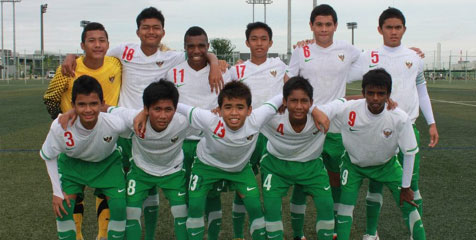 Timnas U-14 Gelontor Gawang Brunei Lima Gol Tanpa Balas