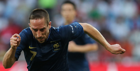 Ribery Absen Latihan Akibat Cedera