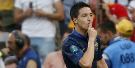 Nasri Bersyukur Rekor Unbeaten Prancis Terhenti