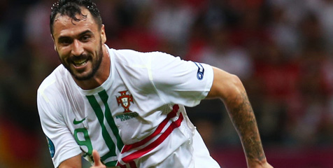 Lawan Spanyol, Hugo Almeida Emban Posisi Striker Portugal