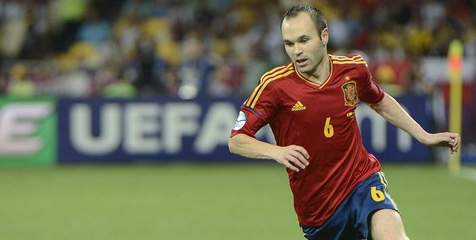Iniesta Terpilih Sebagai Pemain Terbaik Euro 2012