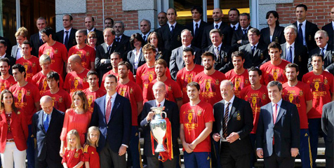 Raja Spanyol Berterima Kasih Pada Juara Euro 2012