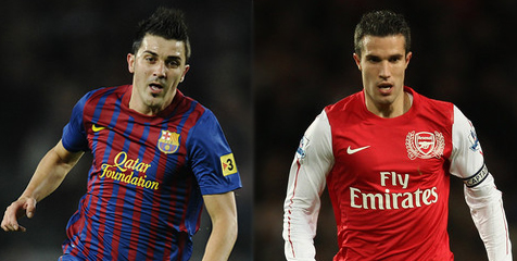 13 Juta Pound Plus David Villa Untuk Van Persie?