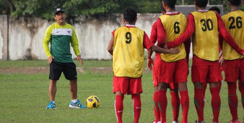 Timnas U-22 Berlatih Antisipasi Bola Mati