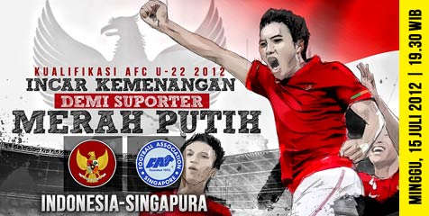 Inilah Line Up Indonesia vs Singapura