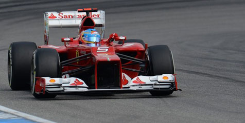 Alonso Rebut Pole Formula 1 GP Jerman