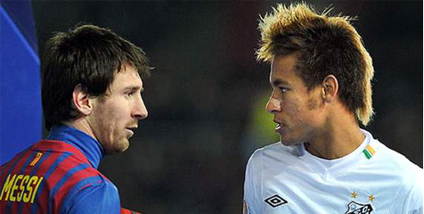 Neymar Dukung Messi Raih Ballon d'Or
