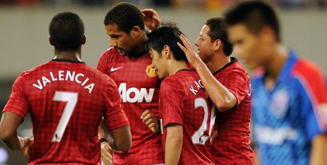Gol Perdana Kagawa Menangkan Iblis Merah