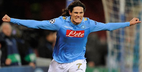 Napoli Diperkuat Cavani di Super Italia