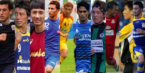 10 Pemain Asing Asia Tersukses Musim Lalu