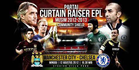 Chelsea Bidik City di Community Shield