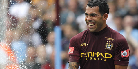 Mancini: Tevez Kunci Sukses City