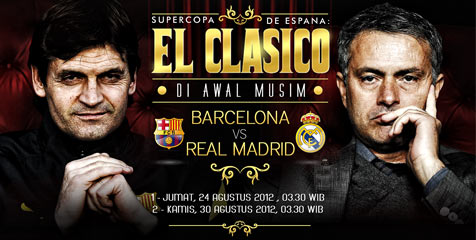 Line-up Barcelona vs Madrid, El Clasico Supercopa Line-up Barcelona vs Madrid, El Clasico Supercopa