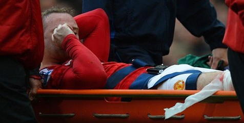 Cedera, Rooney Kemungkinan Absen Sebulan