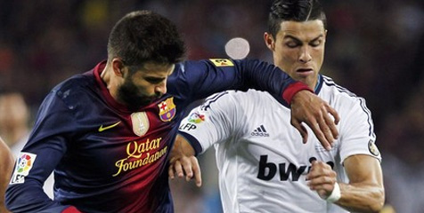 Pique Kaget Madrid Tertinggal 5 Poin Dari Barca