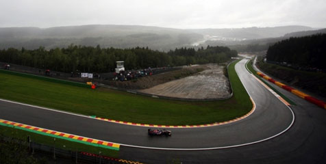 Formula 1 GP Belgia Diprediksi Akan Diguyur Hujan