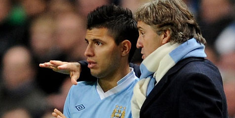 Aguero Selamatkan Karir Mancini di City