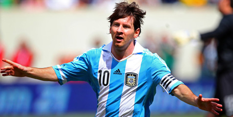 Messi Incar Paraguay