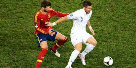 Giroud Optimis Prancis Finis di Atas Spanyol