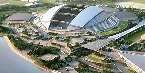 Demi SEA Games 2015, Singapura Bangun Stadion Canggih