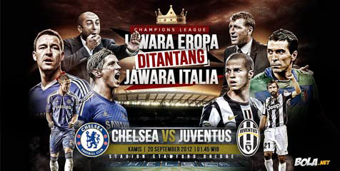 Preview: Chelsea vs Juventus, Duel Antar Juara