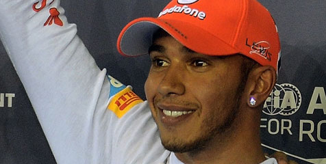 Hamilton Sukses Rebut Pole Formula 1 GP Singapura