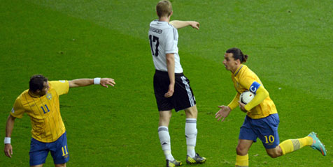 Review: Delapan Gol Tercipta, Jerman-Swedia Imbang