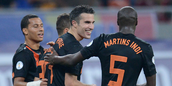 Highlights WCQ 2014: Rumania 1-4 Belanda