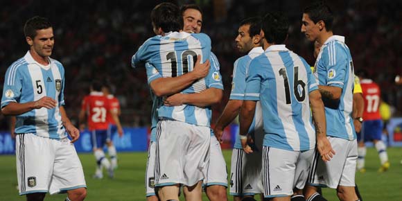 Highlights WCQ 2014: Chile 1-2 Argentina