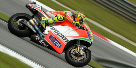 Rossi: Ducati Melaju Cukup Lamban di Sesi Latihan