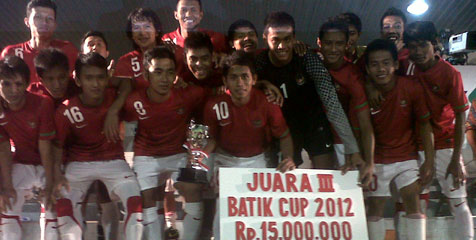 Kondisi Fisik Halangi Timnas U-22 Juara Batik Cup 2012