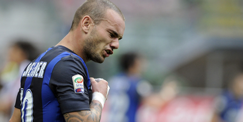 Kontra Juve, Inter Tak Diperkuat Sneijder