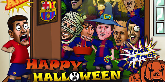 Barca Toons, Happy Halloween!