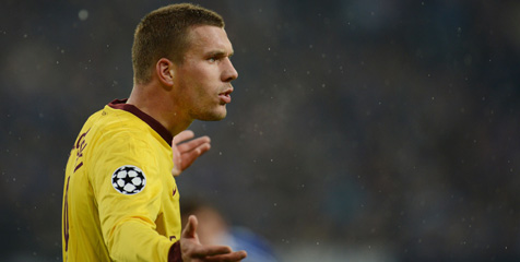 Podolski: Mainkan Saya Sebagai Striker Sentral