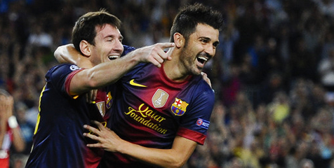 Pedro Tegaskan Messi-Villa Tak Ada Masalah
