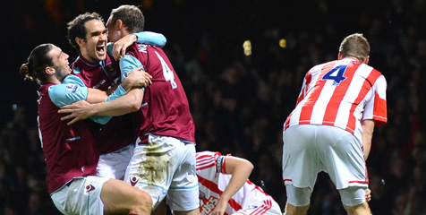 Review: West Ham dan Stoke Berbagi Poin