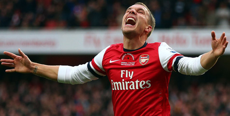 'Podolski Bisa Jadi Legenda di Arsenal'