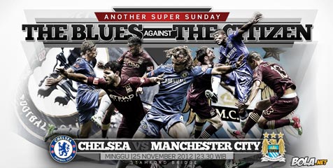 Data dan Fakta EPL Matchday 13: Chelsea vs ManCity