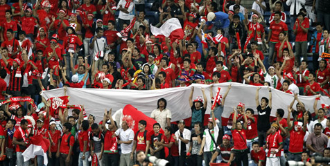 Yel-yel Suporter Indonesia di Bukit Jalil