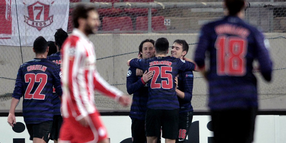 Highlights UCL: Olympiakos 2 - 1 Arsenal