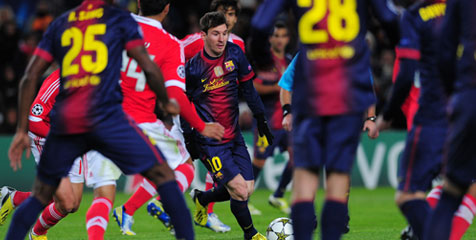 Review: Imbangi Barca, Benfica Turun Kasta