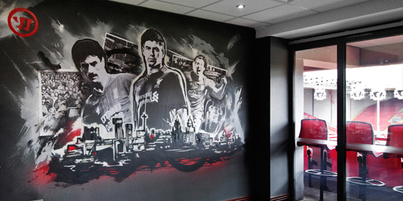 Warrior Beri Sentuhan Artwork Graffiti di Anfield