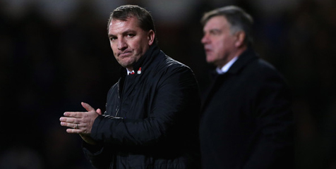 Rodgers Sebut Kinerja Big Sam di West Ham Luar Biasa