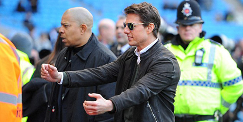 Hadir di Etihad, Tom Cruise Buat Beckham Iri