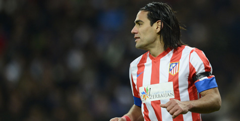 Falcao Fit Untuk Lawan Barca