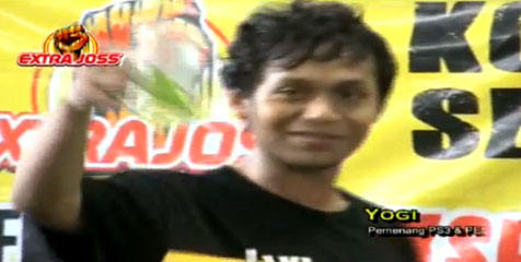 Yogi Menangi Kontes Expresi Goal Laki