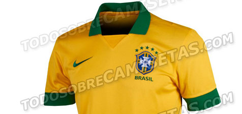 Bocoran Jersey: Brasil Piala Dunia 2014 Bocoran Jersey: Brasil Piala Dunia 2014