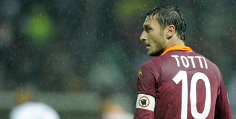 Totti Absen di Coppa Italia