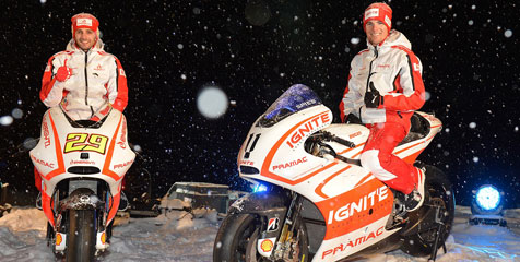 Spies dan Iannone Resmikan Motor Pramac Ducati